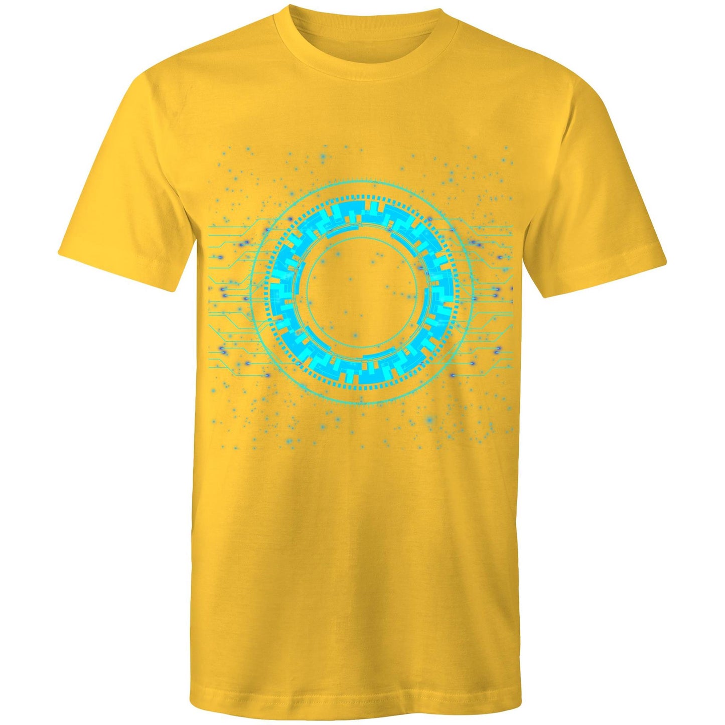 Men's Earthfolk T shirt - Reality of Technology - The Crescent Moon