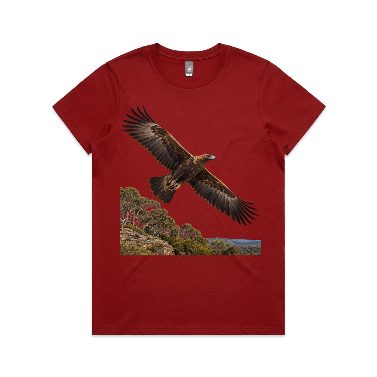 Women's Wedge Tail Eagle Graphic Printed T-shirt