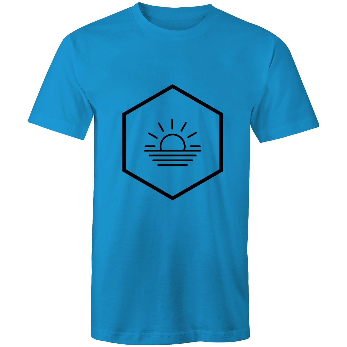 Men's Sunset T-Shirt | Minimalist Nature Graphic Tee
