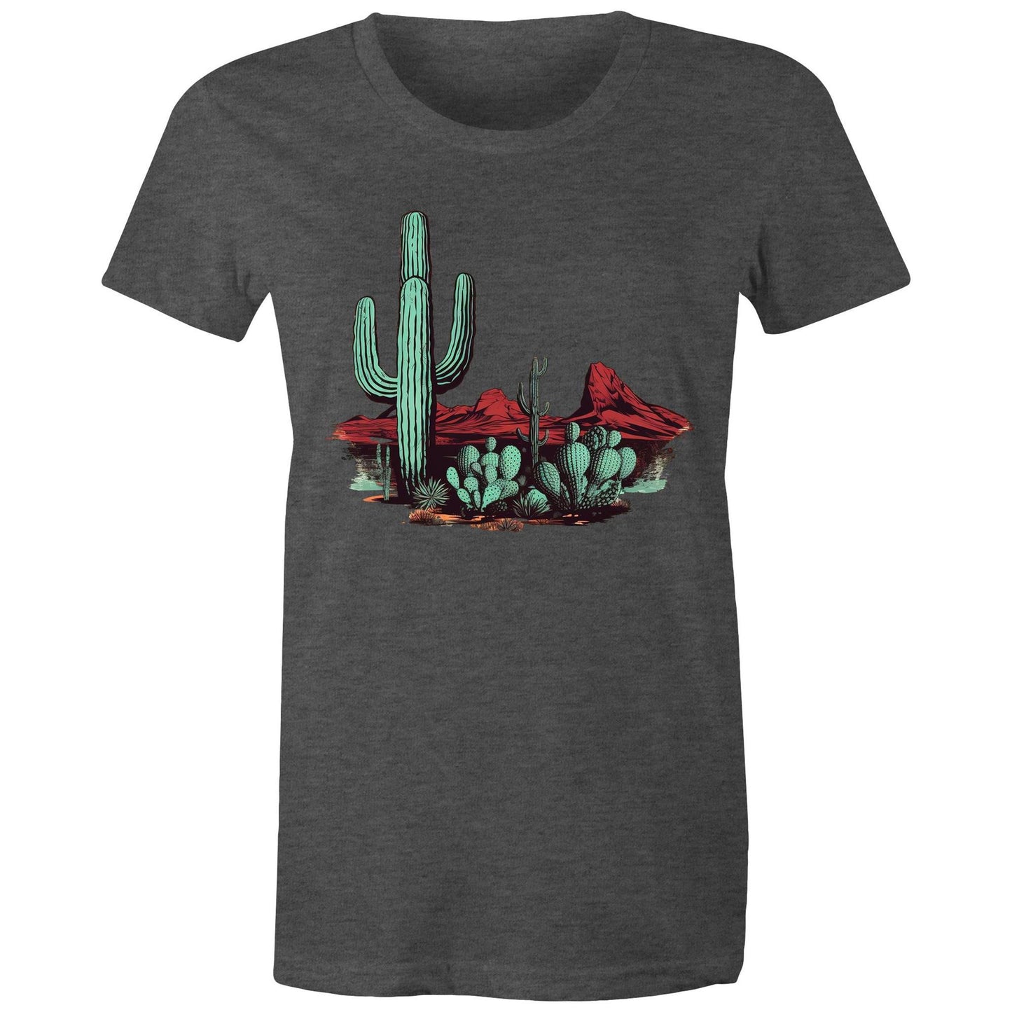 Women's Earthfolk T shirt - Cactus Desert