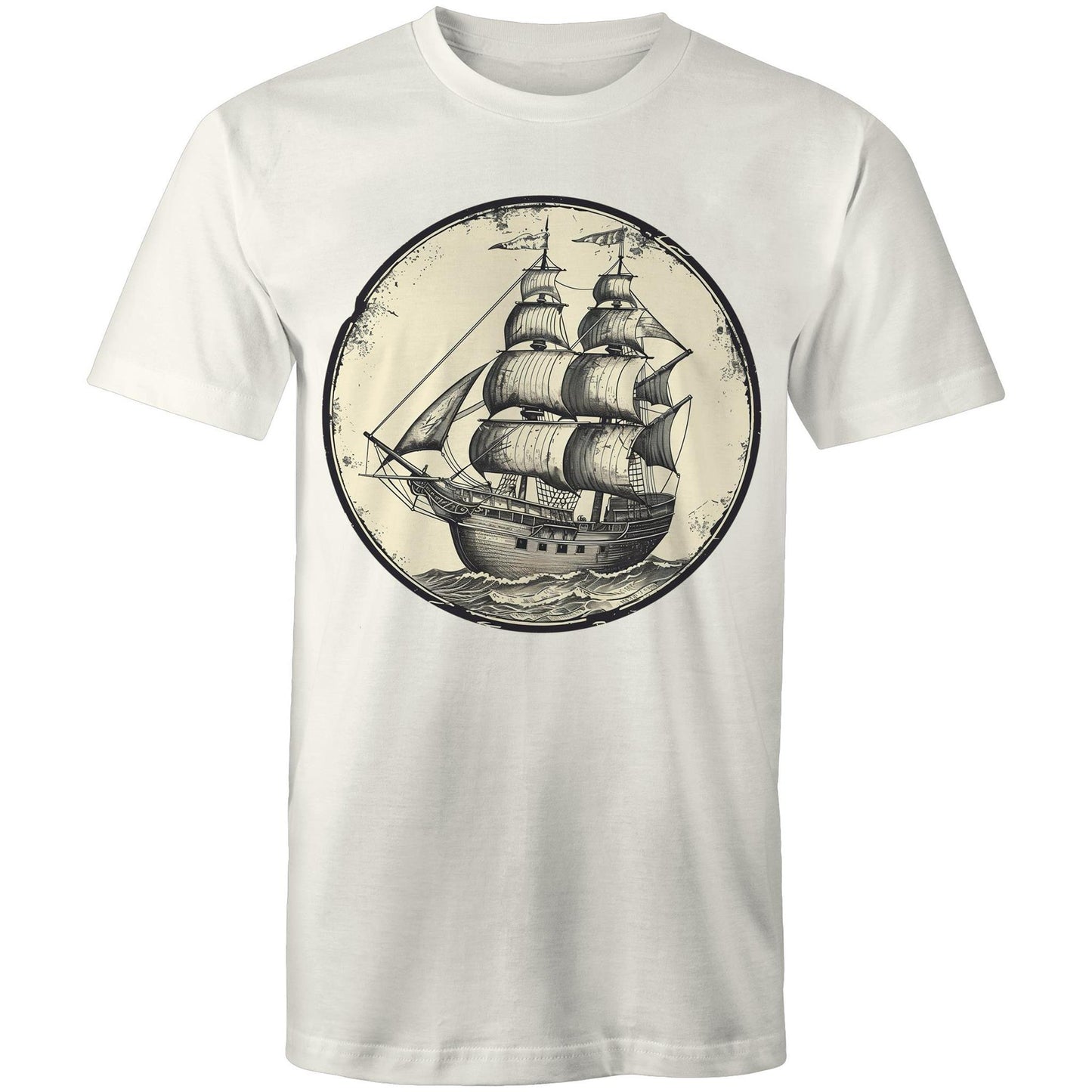 Men's Earthfolk Printed T shirt - Tall Ship