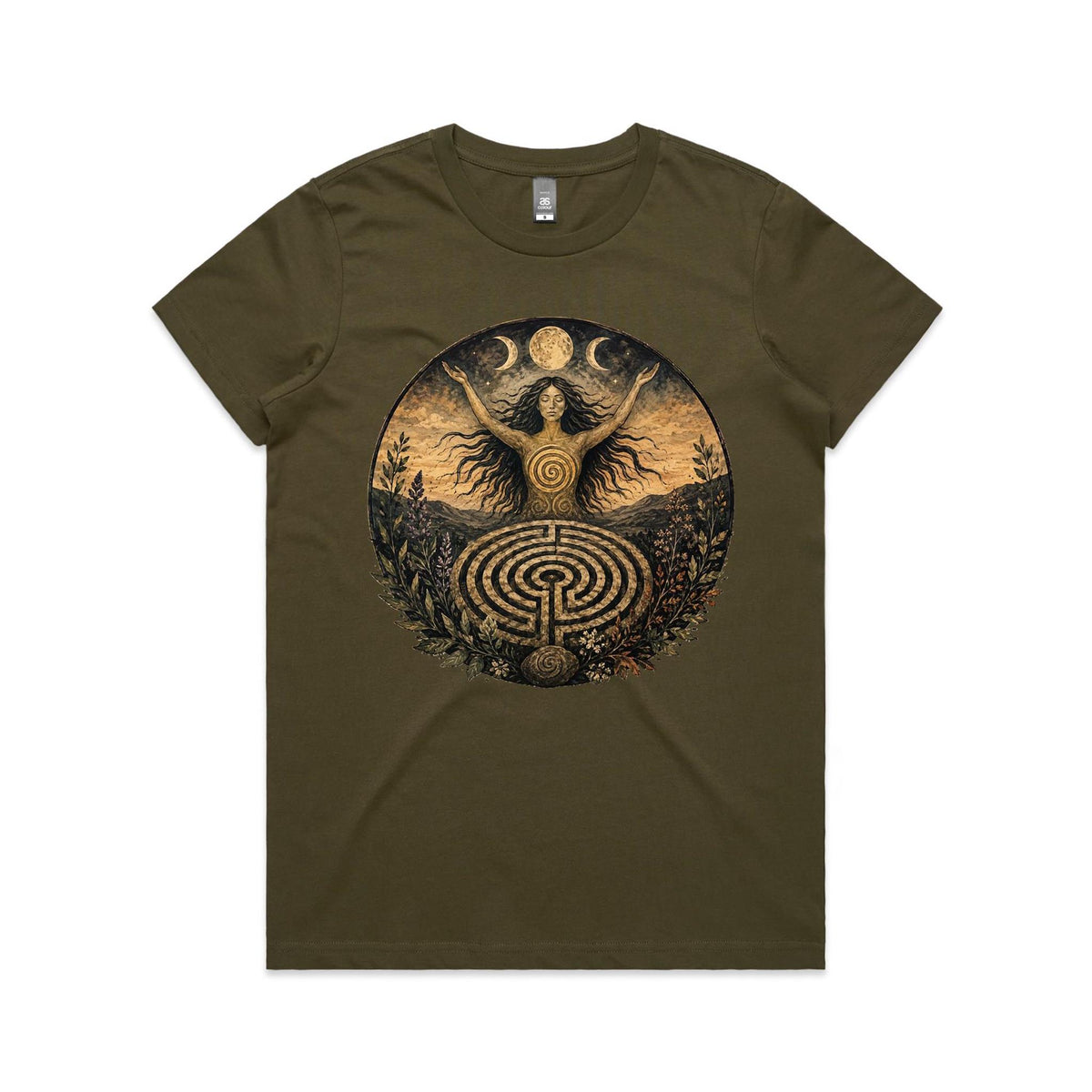 Goddess of the Labyrinth T-Shirt | Goddess Graphic Tee