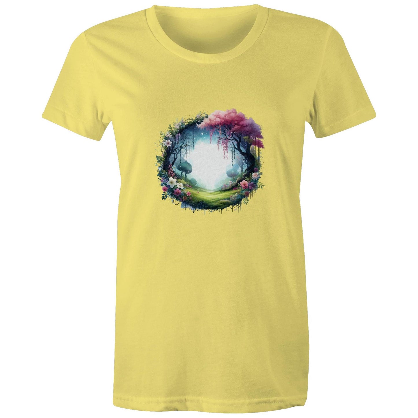 Women's Earthfolk Printed T shirt - Magickal Portal