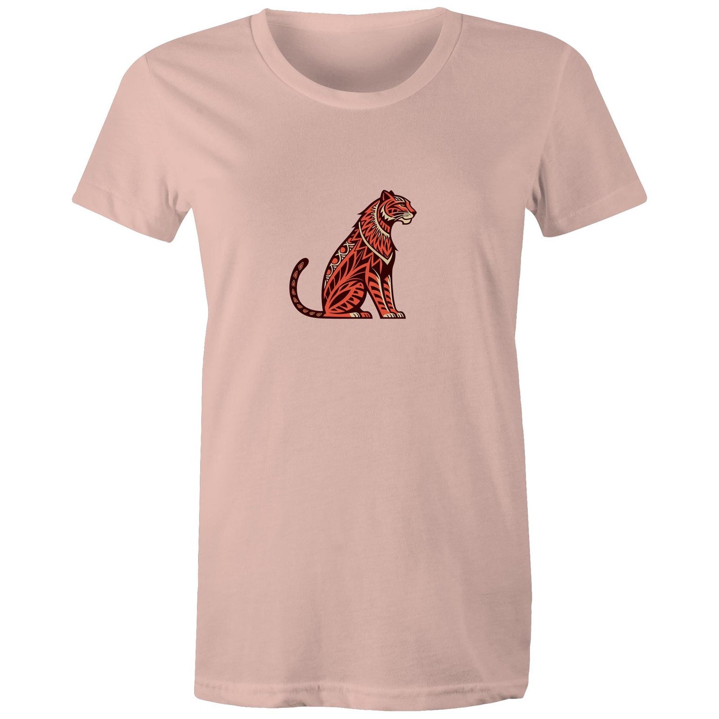 Women's Earthfolk Printed T shirt - Tribal Tiger