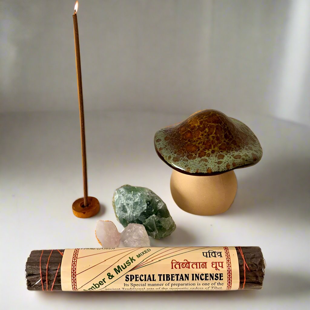 amber and musk incense from Tibet