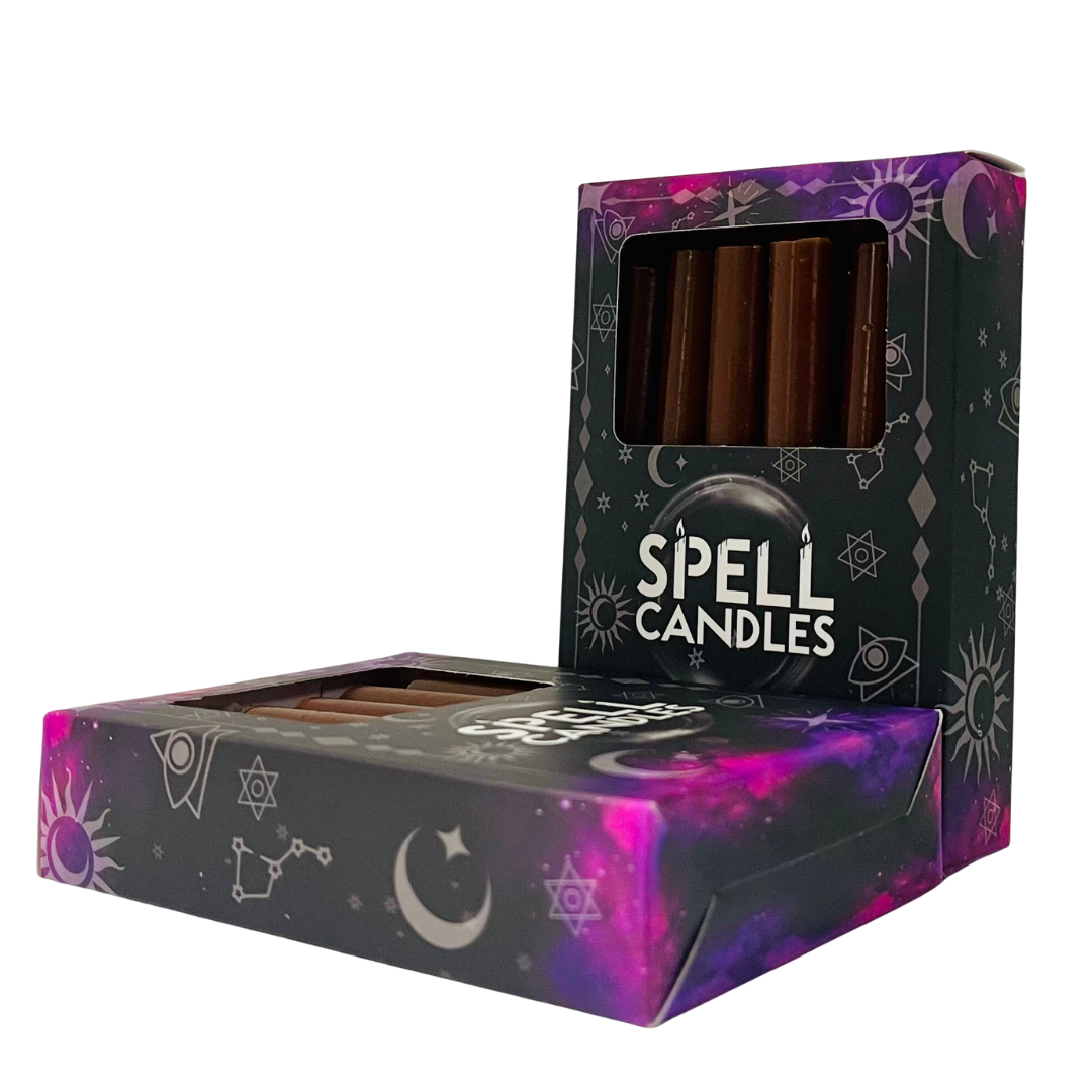 Ritual Spell Candles - Brown - Grounding and Nurturing