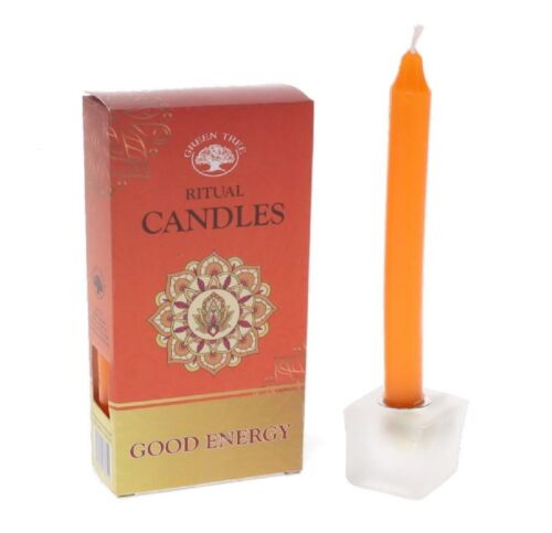 Orange spells candles for good energy and positivity