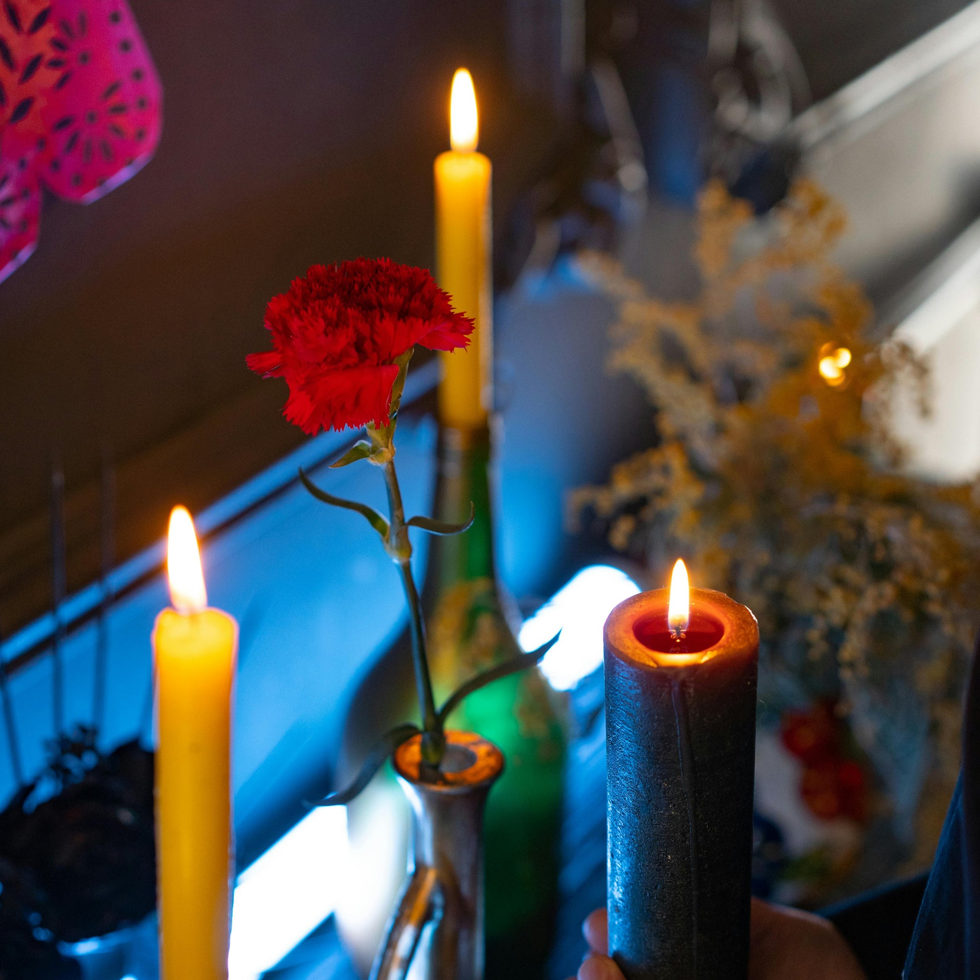 yellow spell candles